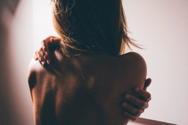 Angioedema basics - woman's back